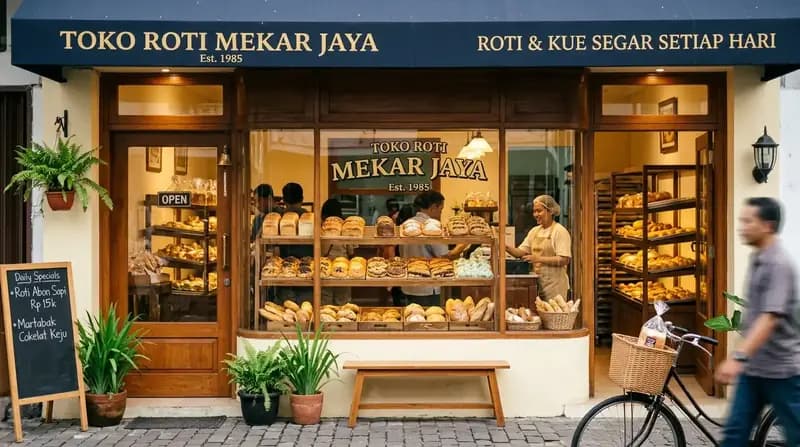 Bakery Terdekat Terbaik di Kota Anda - Roti Segar Setiap