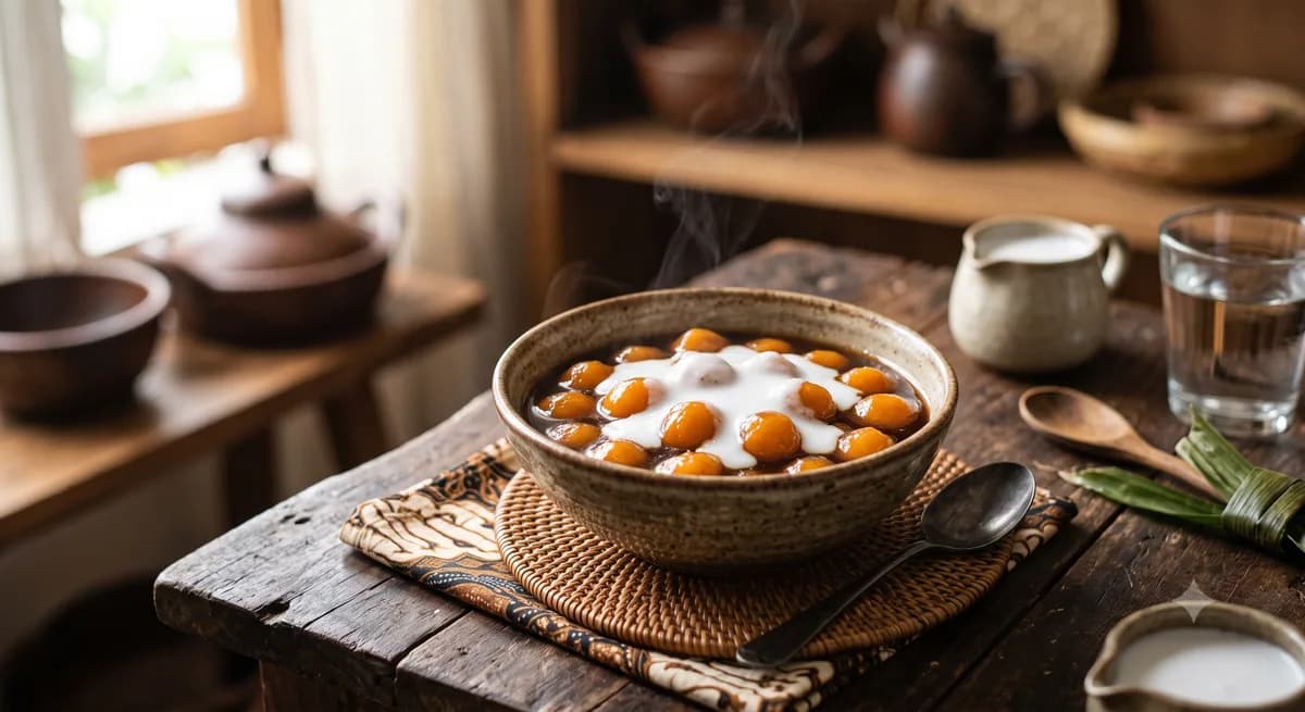 Biji Salak: Resep Takjil Kenyal Kuah Gula Merah