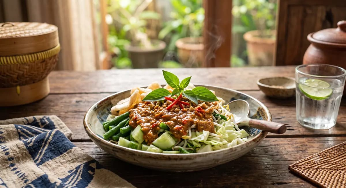 Resep Karedok Khas Sunda, Salad Sayur Mentah Berbumbu Kacang