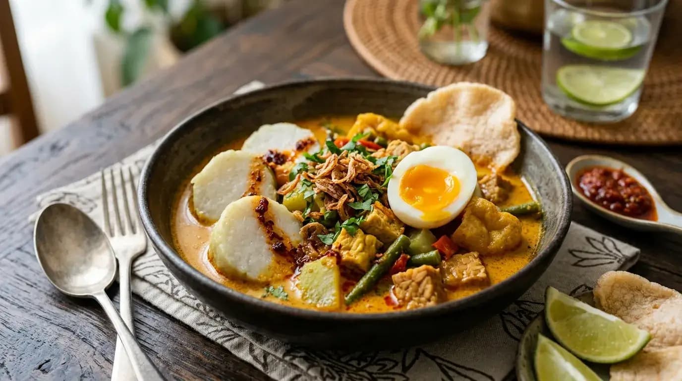 Resep Lontong Sayur Enak & Mudah Dibuat di Rumah