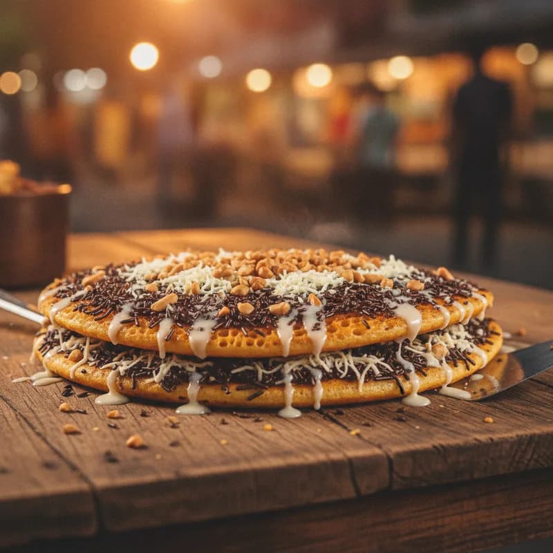 Resep Martabak Manis Terang Bulan Tebal