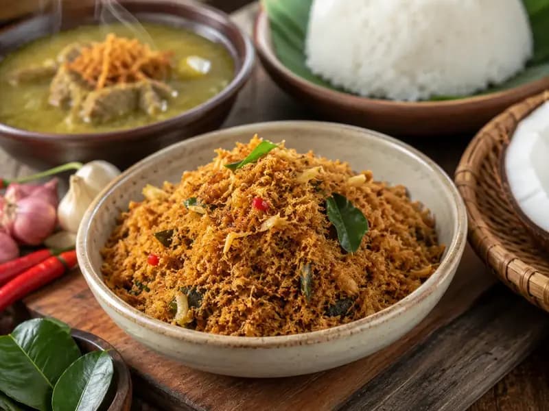 Serundeng: Resep Kelapa Sangrai Berbumbu yang Gurih