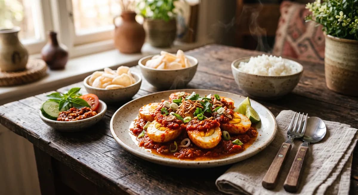 Telur Balado: Resep Lauk Pedas Praktis Anti Gagal