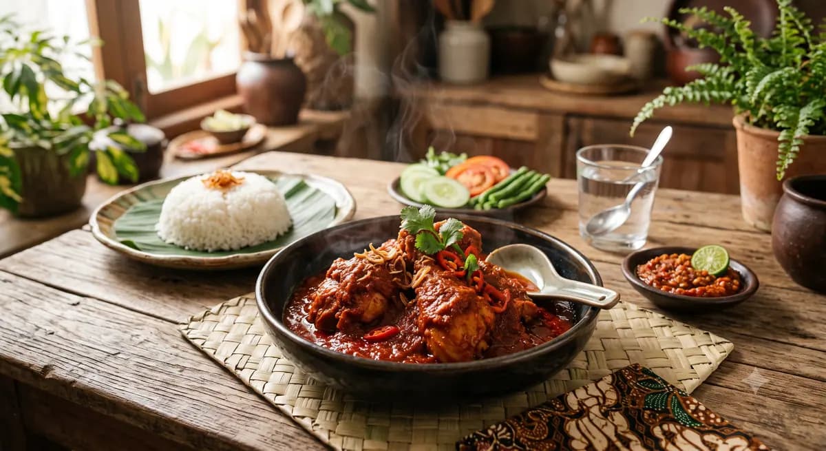 Resep Ayam Masak Habang Khas Banjar yang Merah Pekat