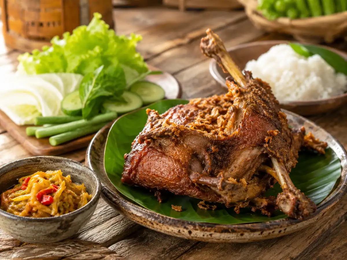 Bebek Madura: Resep Bebek Goreng Empuk dan Sambal Pencit