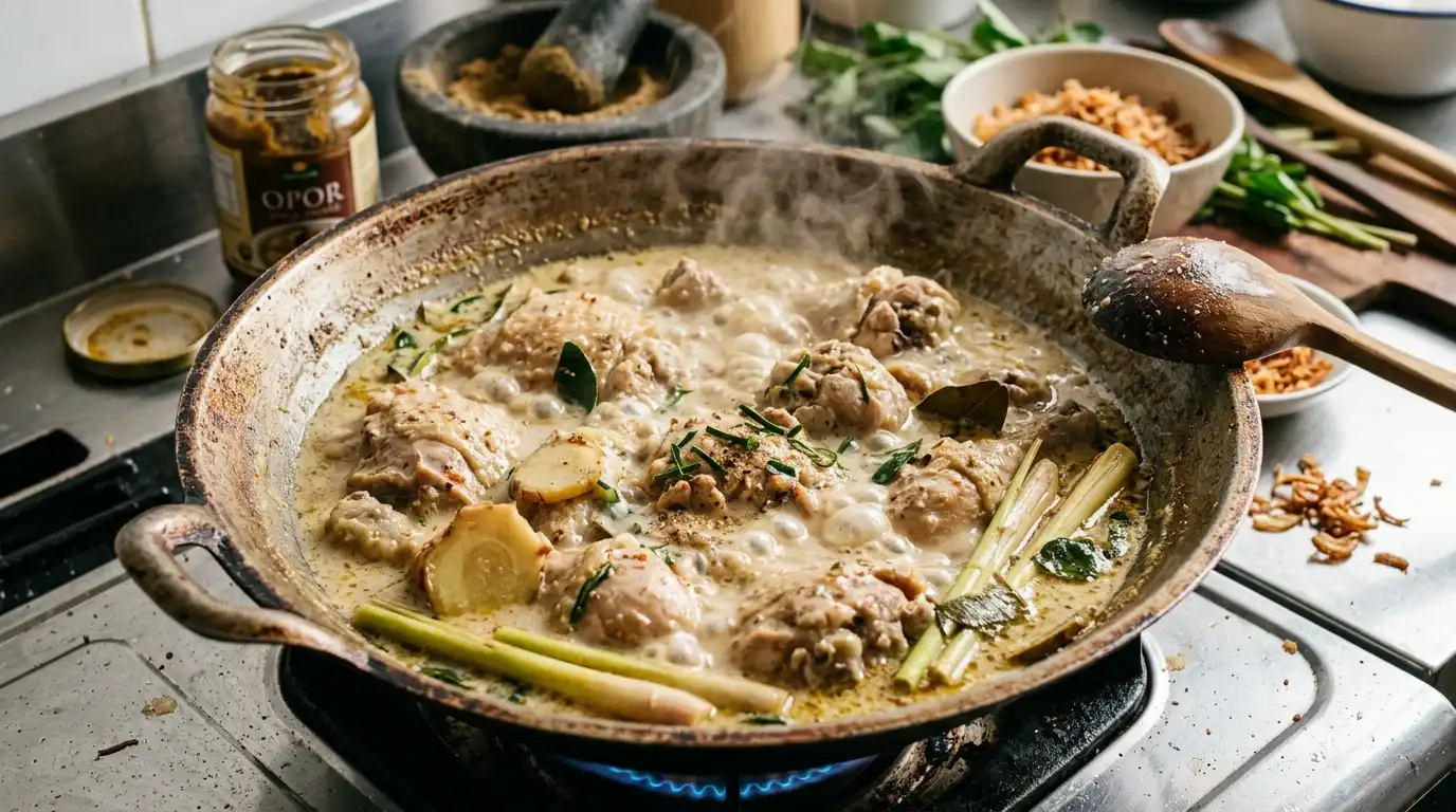 Resep Opor Ayam Tradisional Lezat & Mudah Dibuat