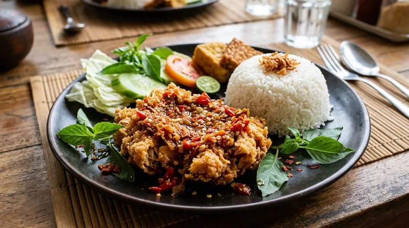 Resep Ayam Geprek: Cara Membuat Ayam Geprek Crispy Sambal Bawang yang Pedas Nampol
