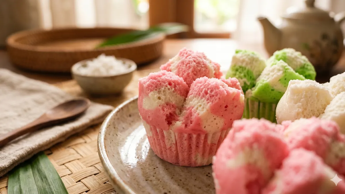 Proses mengocok telur dan gula untuk bolu kukus