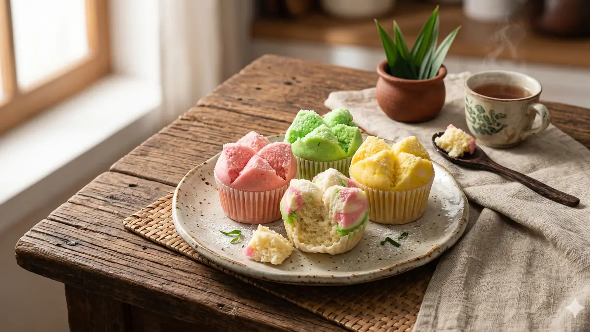 Berbagai varian rasa bolu kukus yang menggugah selera