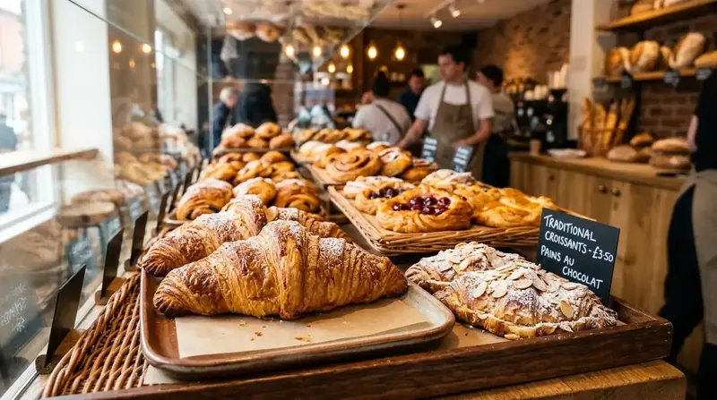 berbagai produk bakery terdekat seperti croissant dan pastry