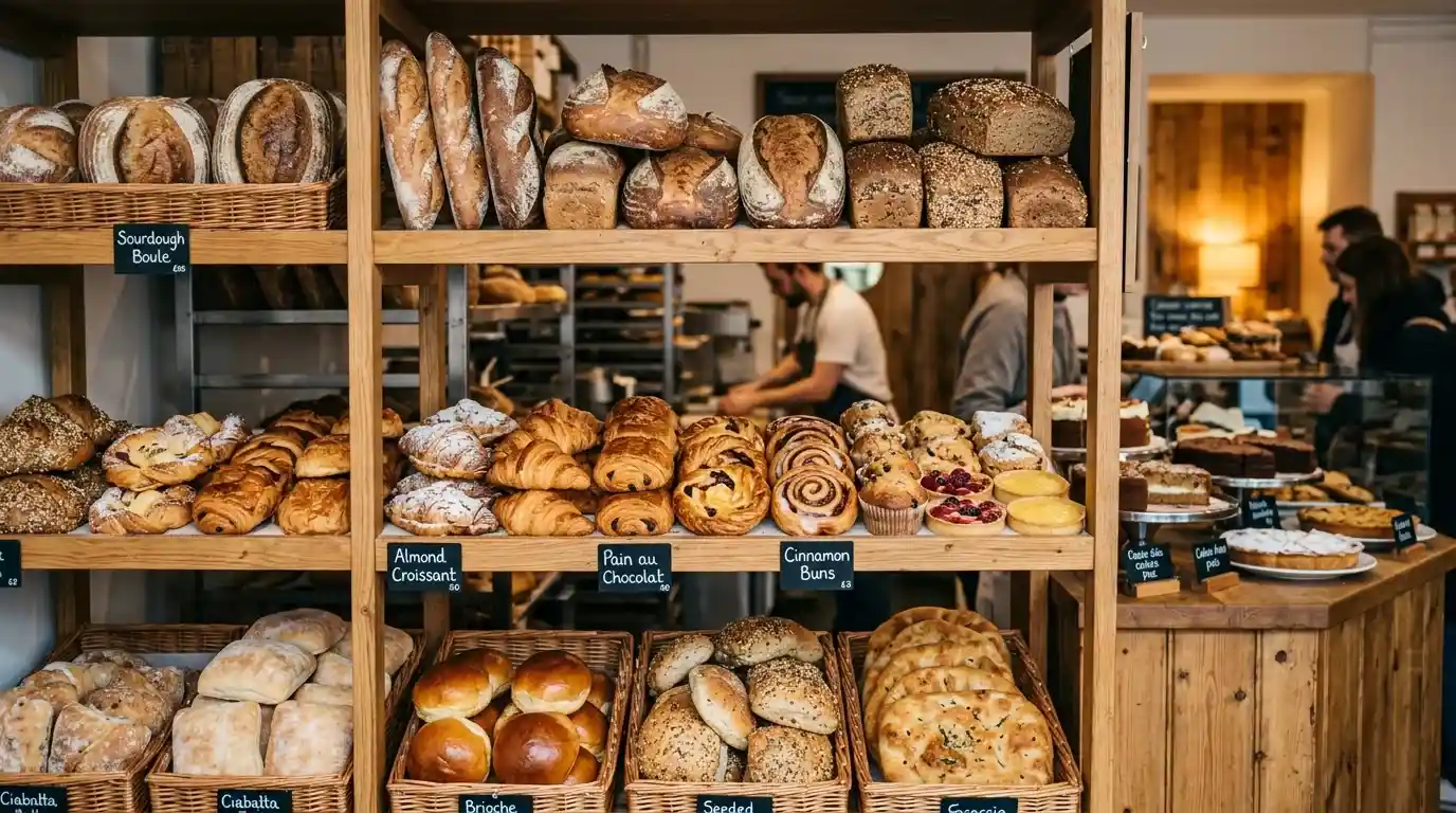 koleksi lengkap bakery terdekat dengan berbagai jenis roti dan pastry