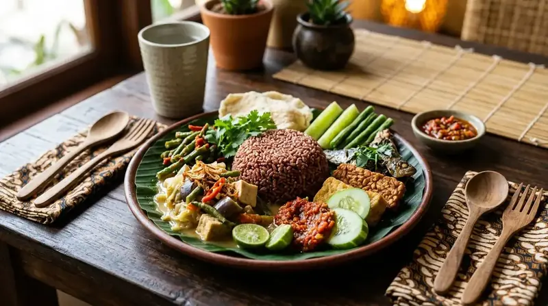 makanan tradisional Indonesia yang enak dan bergizi