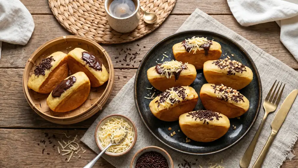 kue pukis lembut dengan berbagai topping