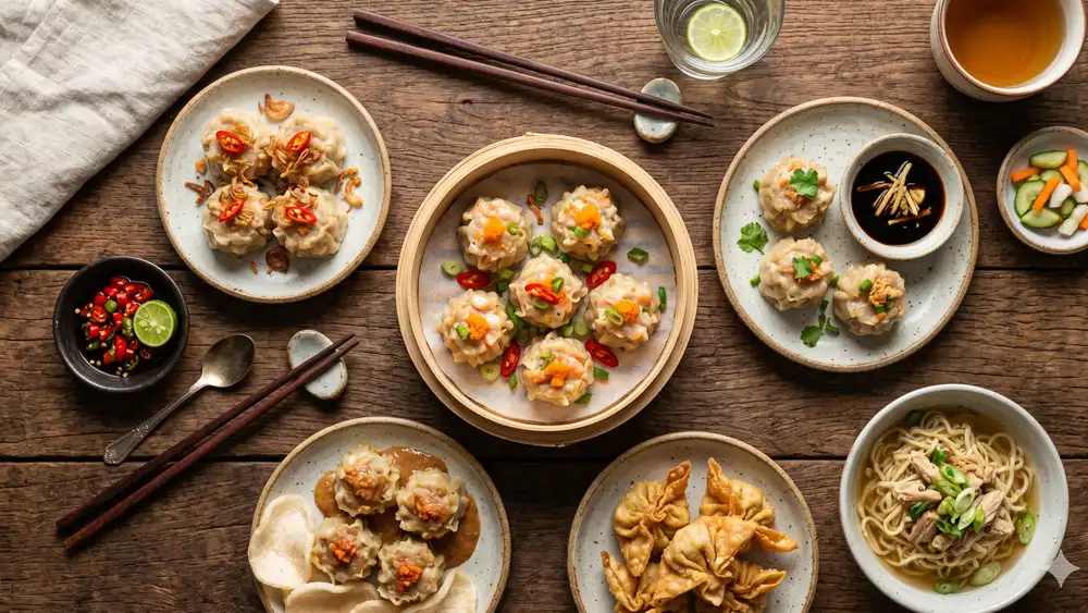 Bahan-bahan untuk membuat dimsum ayam
