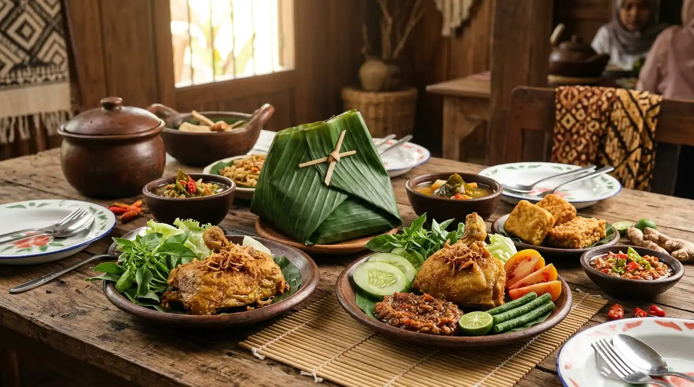 Suasana Rumah Makan Boemi Mitoha yang asri